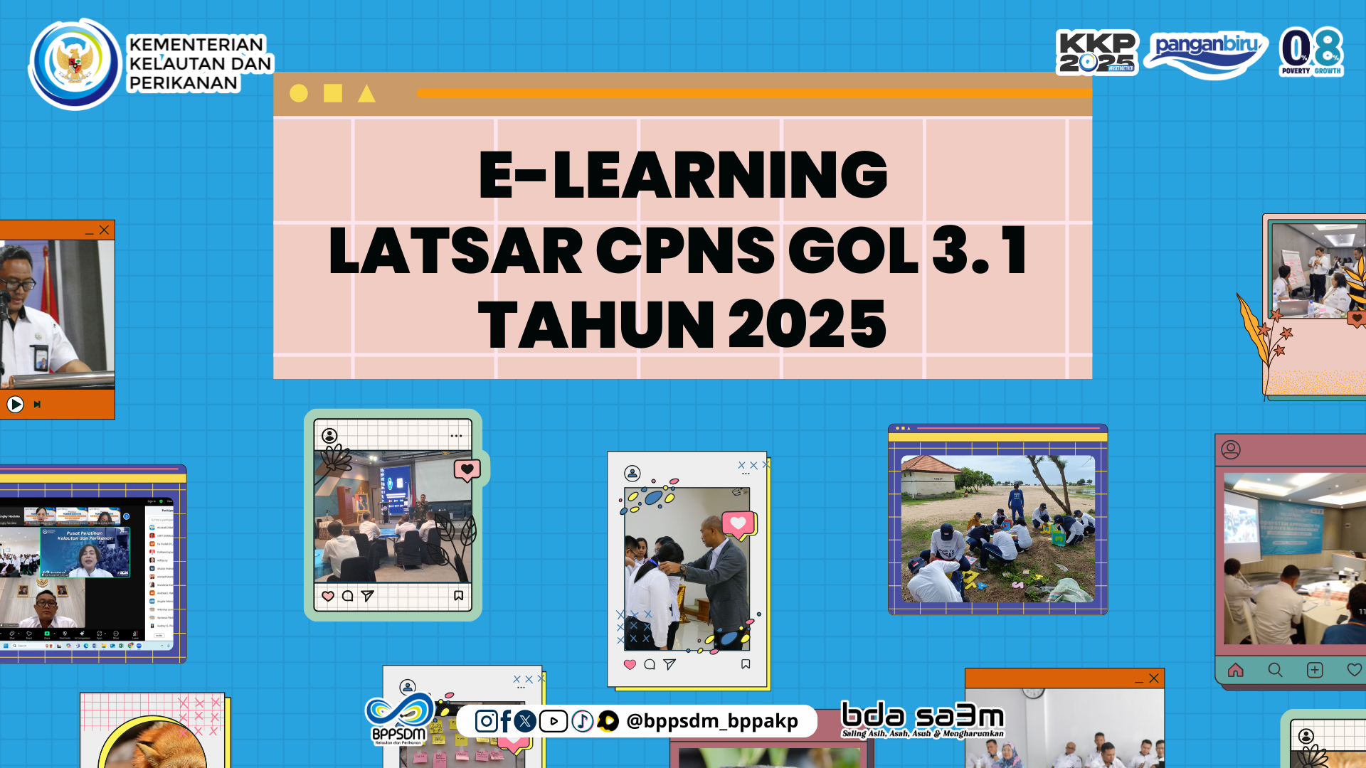 E-Learning Pelatihan Dasar CPNS KKP Golongan 3 Angkatan 1 Tahun 2025