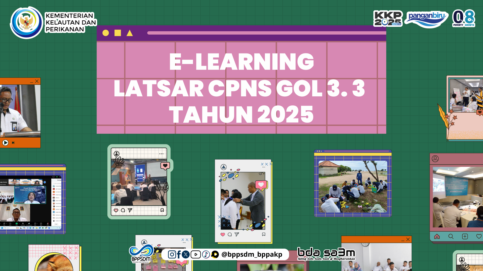 E-Learning Pelatihan Dasar CPNS KKP Golongan 3 Angkatan 3 Tahun 2025