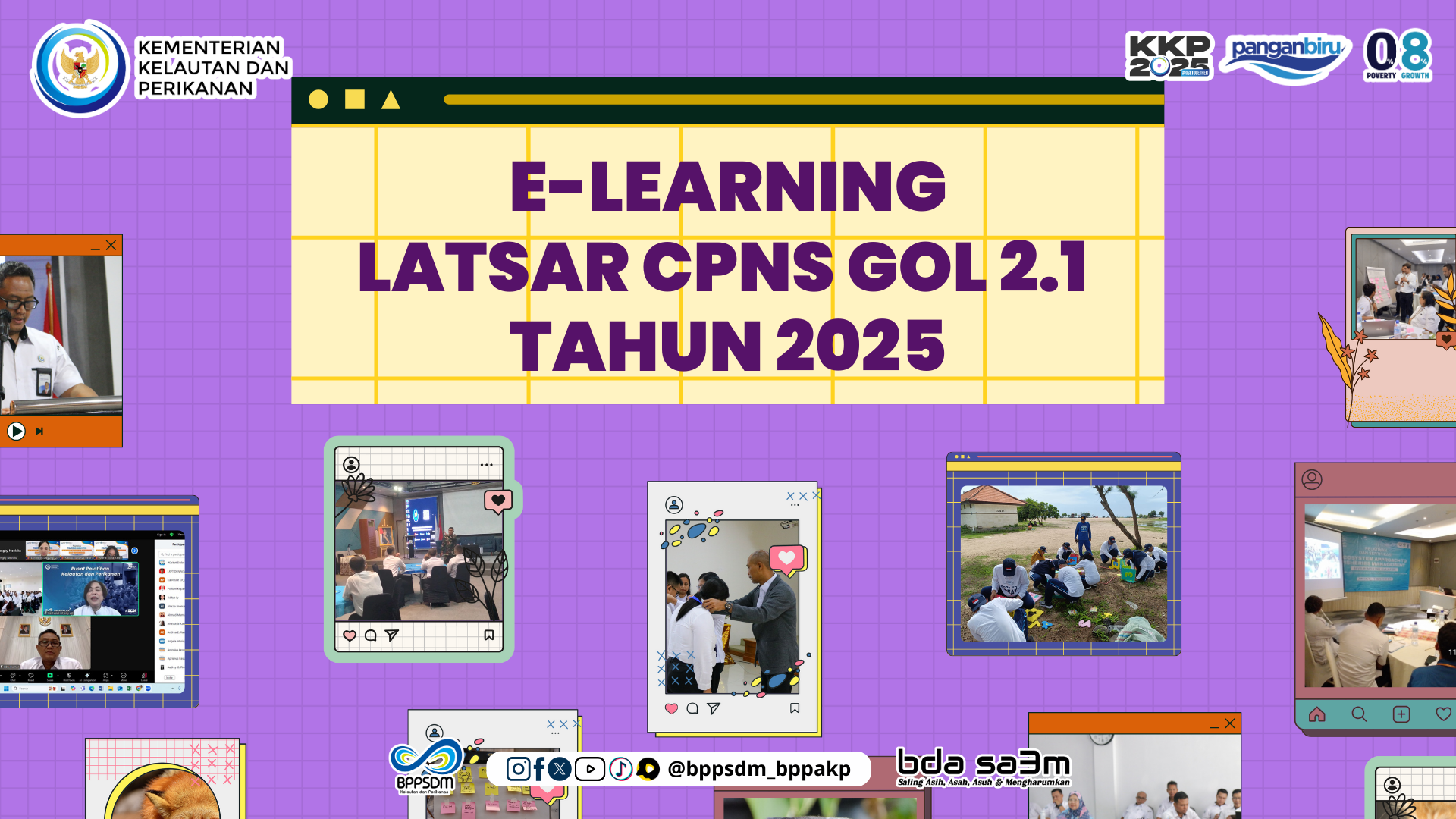 E-Learning Pelatihan Dasar CPNS KKP Golongan 2 Angkatan 1 Tahun 2025