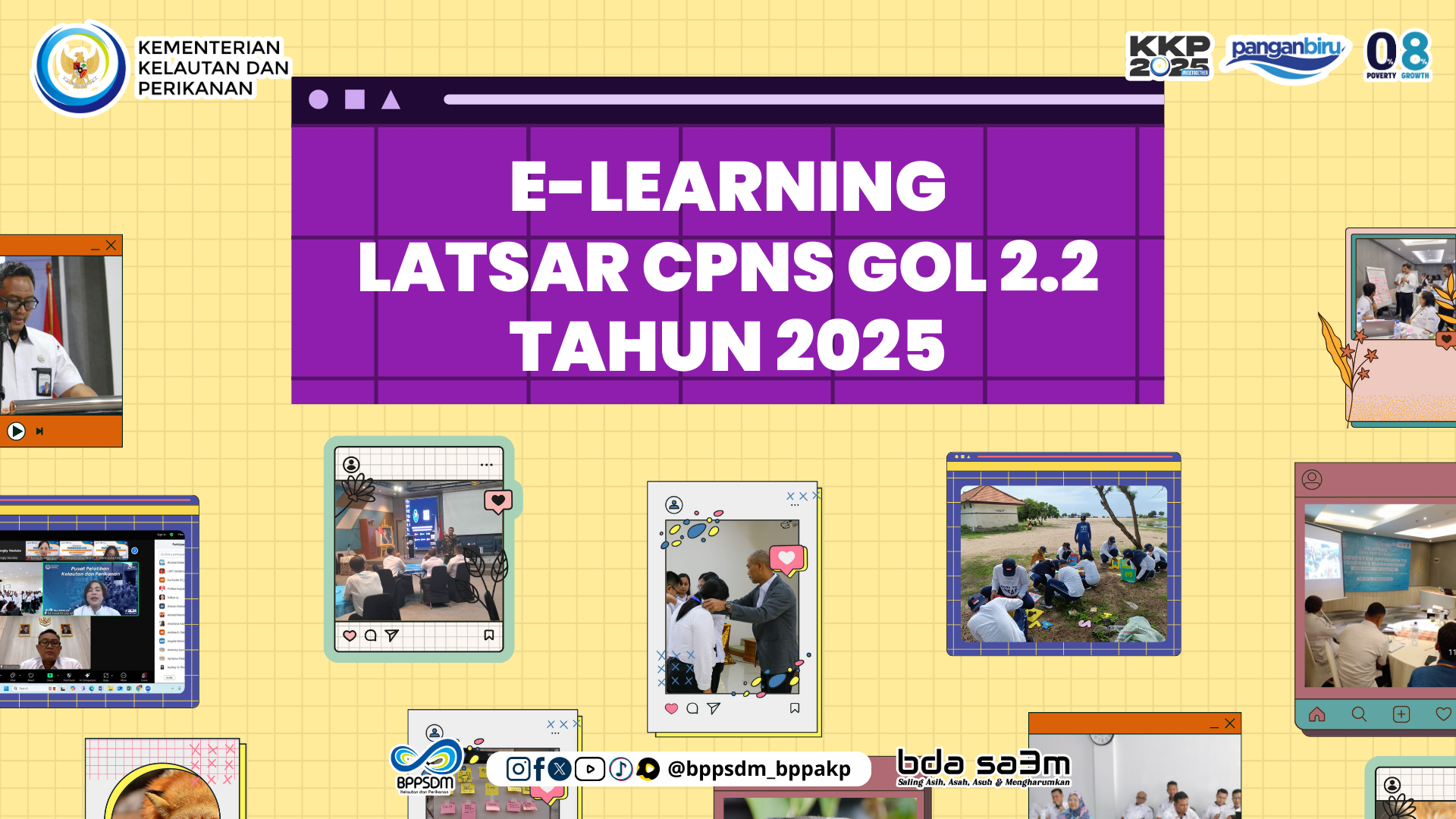 E-Learning Pelatihan Dasar CPNS KKP Golongan 2 Angkatan 2 Tahun 2025